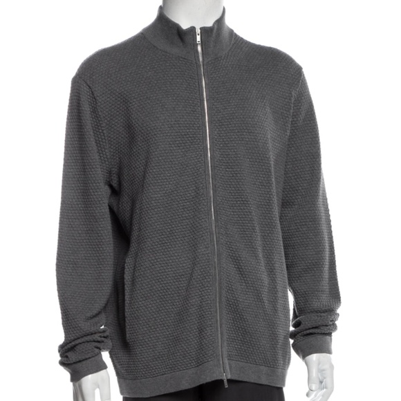 THEORY Mock Neck Long Sleeve Cardigan